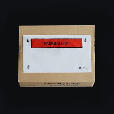 Samoljepljiva omotnica za pakirnu listu